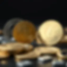 Conceptual representation of cryptocurrency taxation