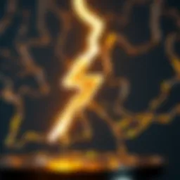 Conceptual illustration of Chain Lightning technology