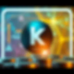 Conceptual representation of Kok token in the cryptocurrency ecosystem